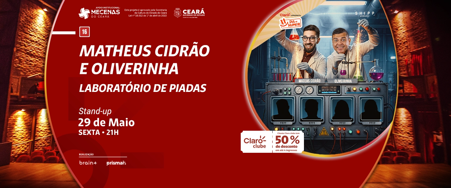 Matheus Cidrão e Oliverinha - Laboratório de Piadas