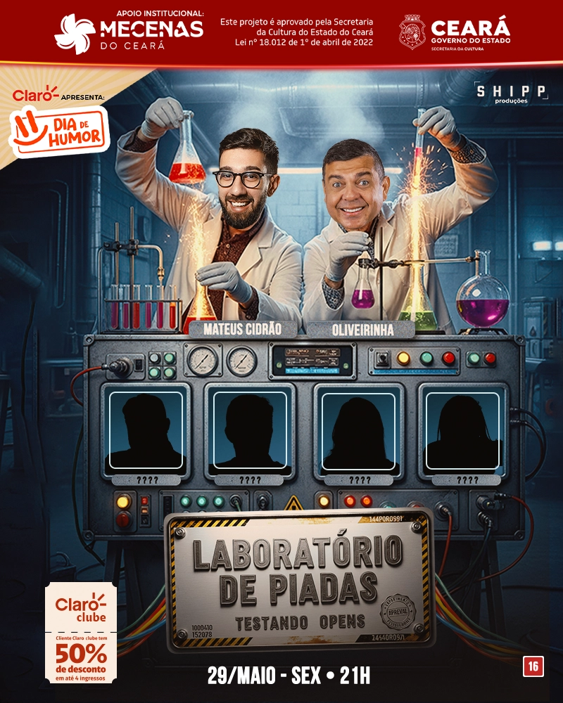 Matheus Cidrão e Oliverinha - Laboratório de Piadas
